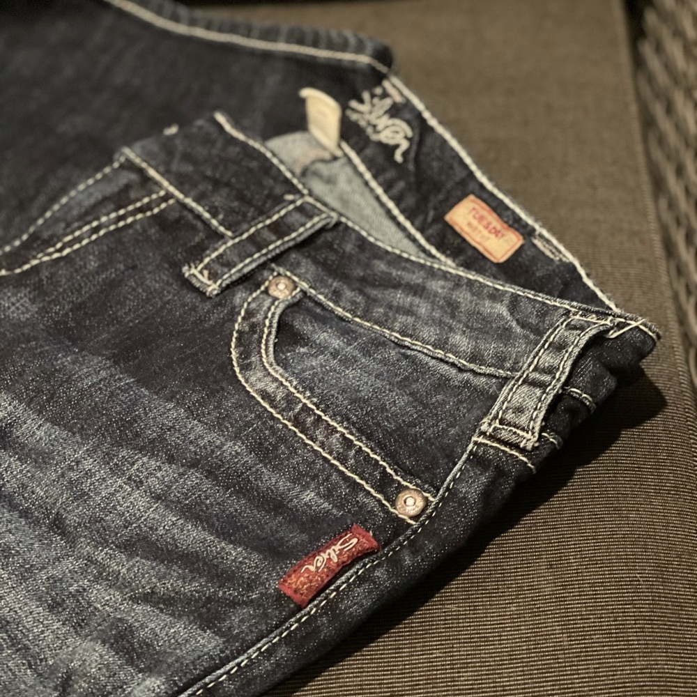 Silver Bootcut jeans